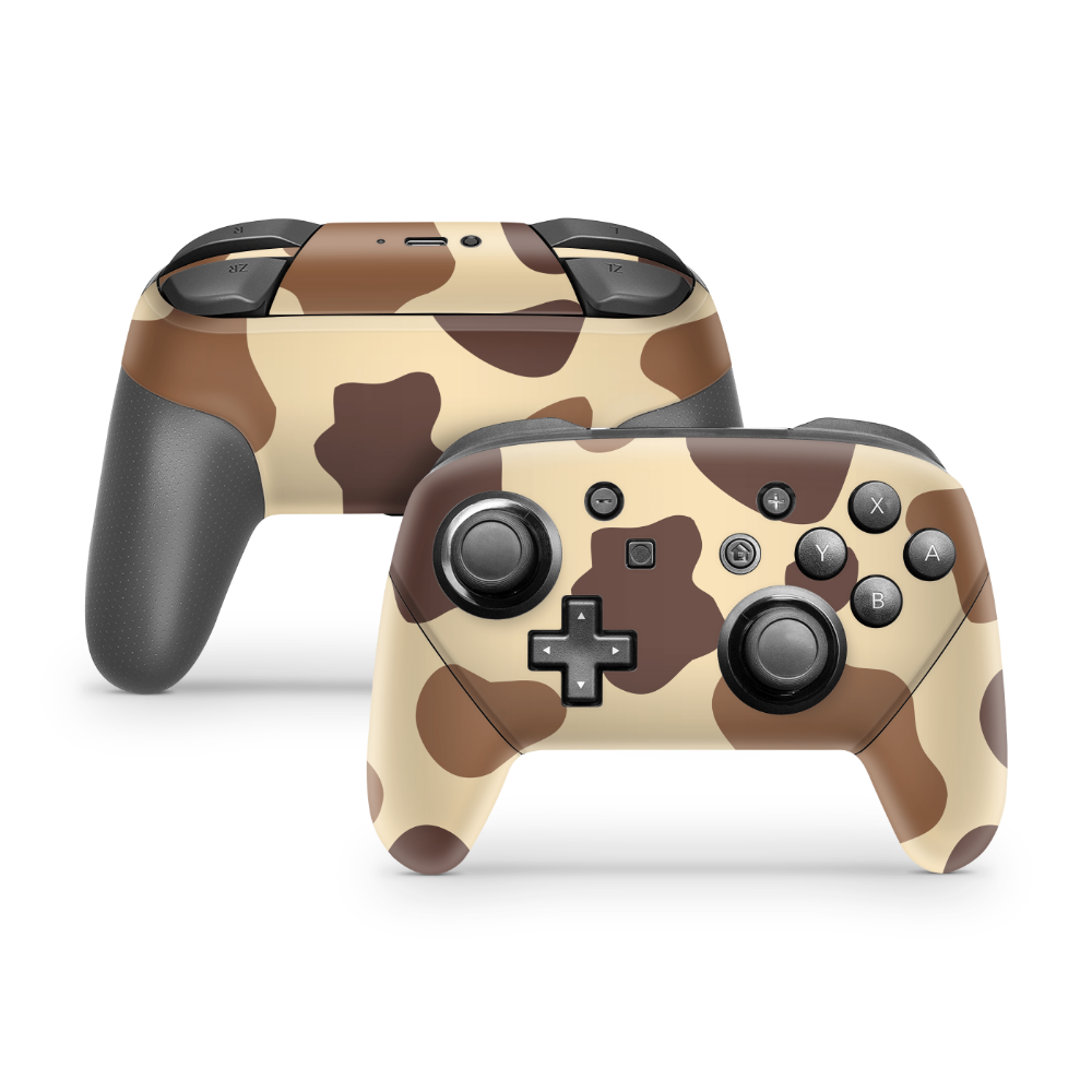 Chocolate Moo Moo Nintendo Switch Pro Controller Decal Skins