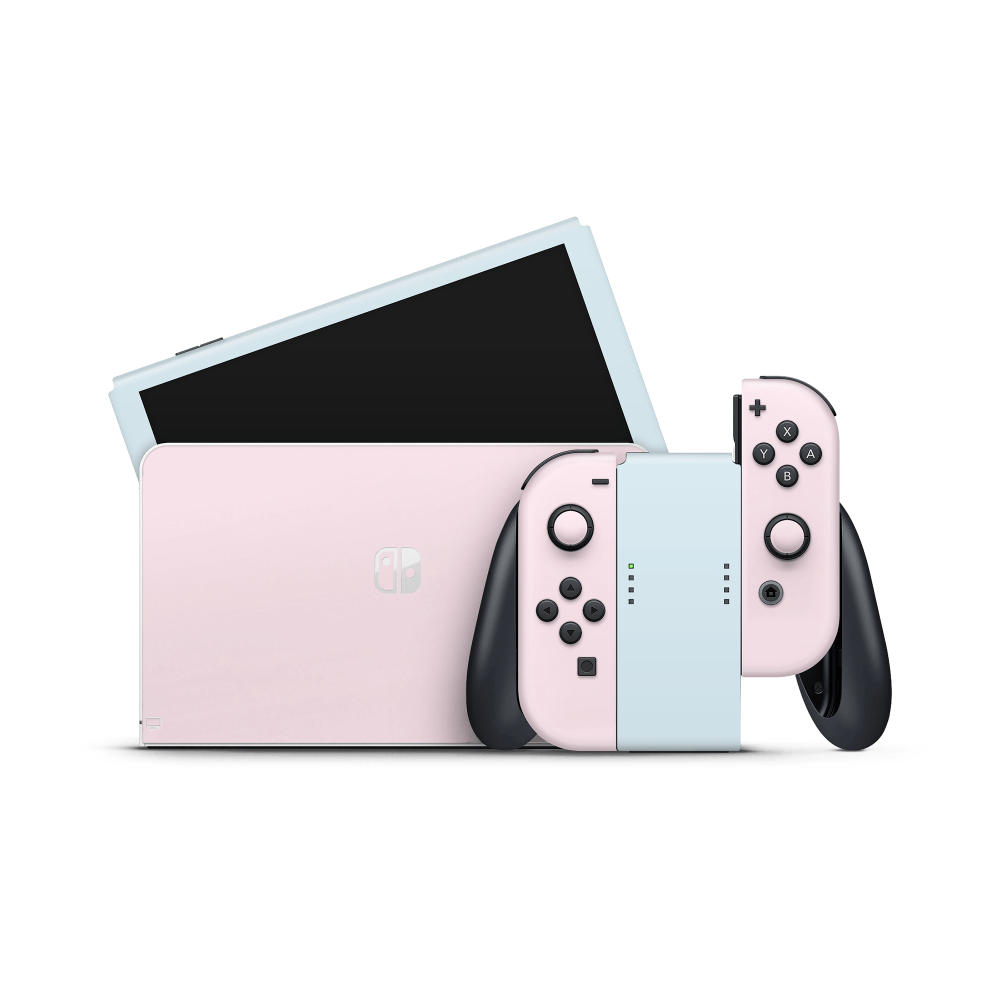 Cotton Candy Nintendo Switch OLED Decal Skin