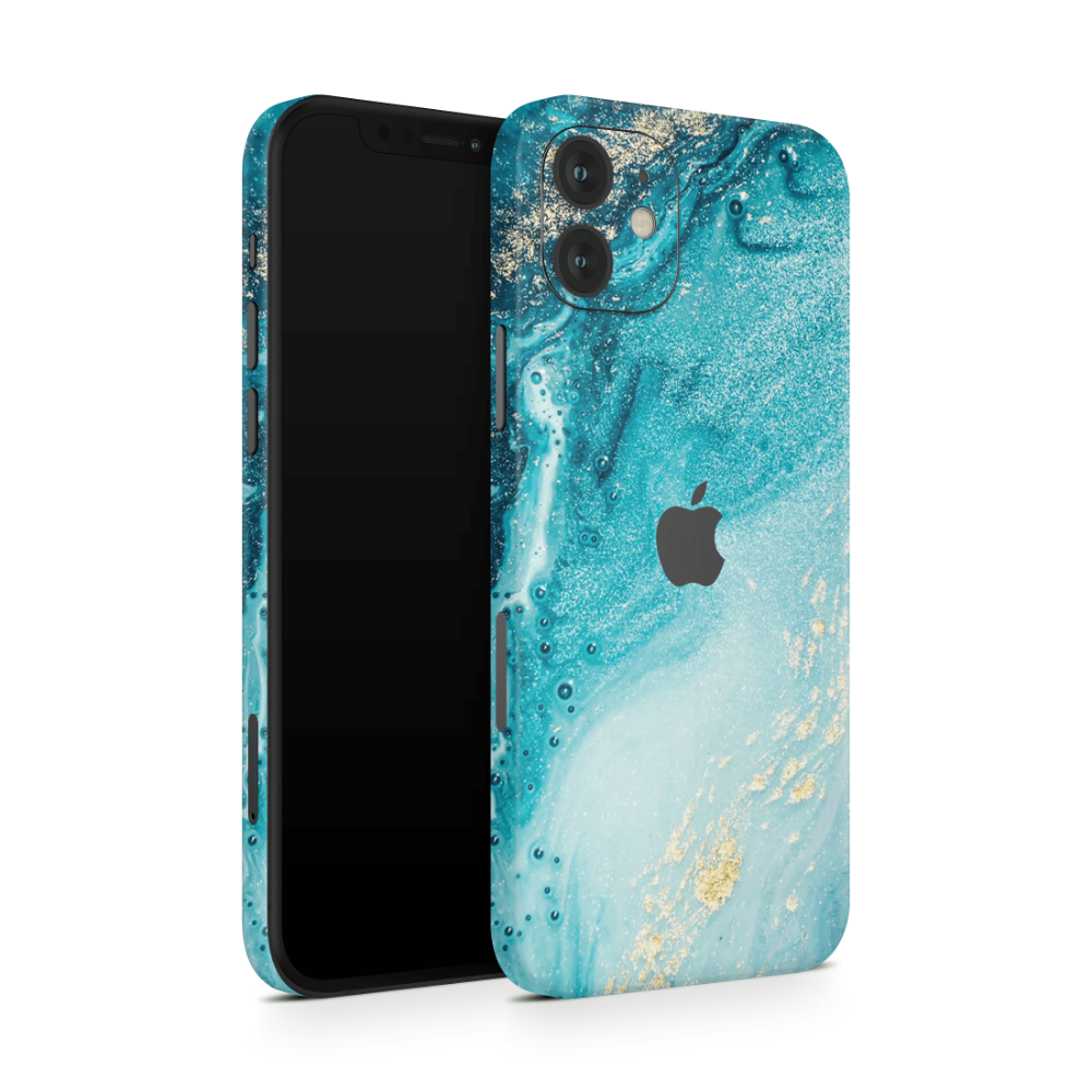 Aqua Beach Apple iPhone Decal Skins