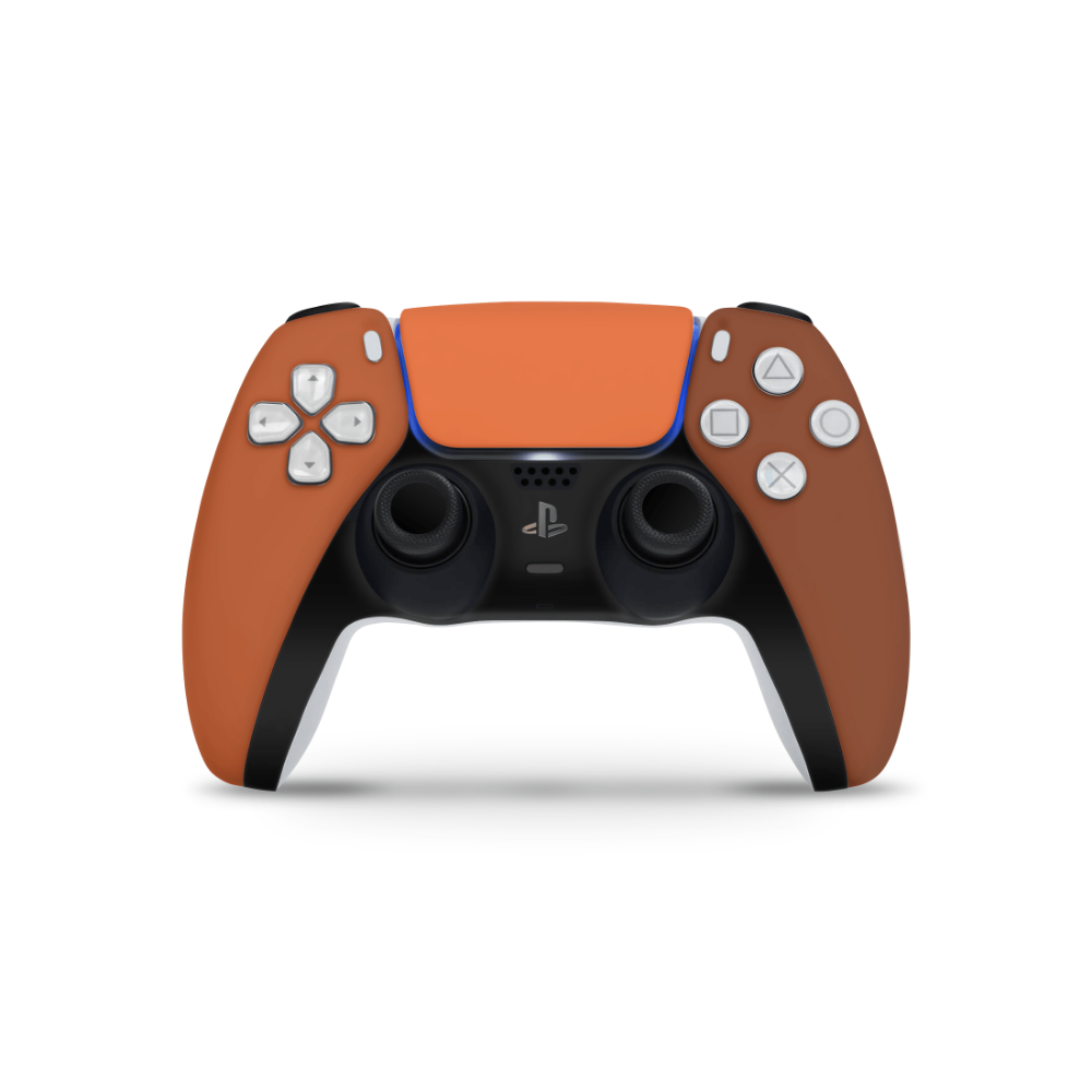 Burnt Orange PS5 Controller Decal Skin