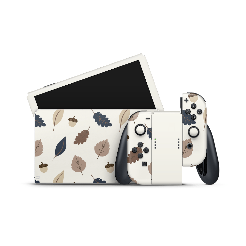 Acorn Season Nintendo Switch OLED Decal Skin