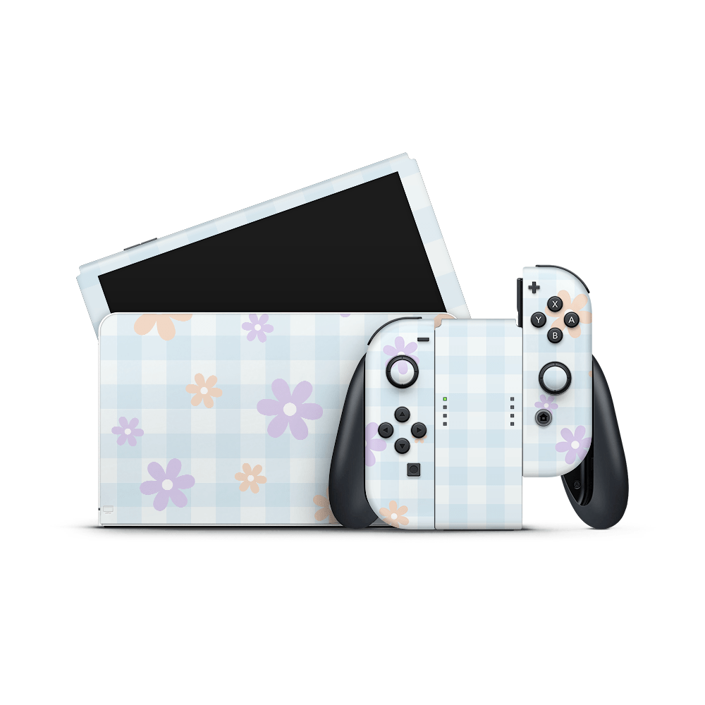 Calm Meadows Nintendo Switch OLED Decal Skin