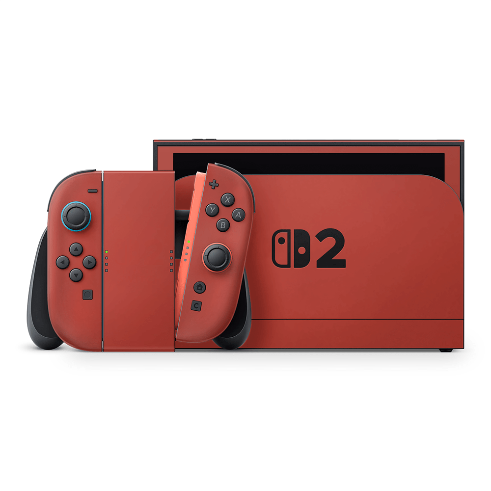 Cherry Red Nintendo Switch 2 Decal Skin