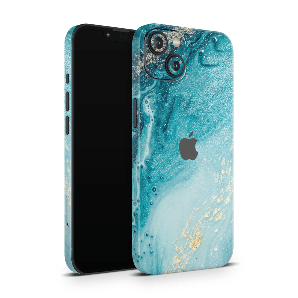 Aqua Beach Apple iPhone Decal Skins