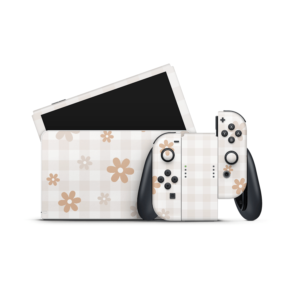 Cozy Meadows Nintendo Switch OLED Decal Skin