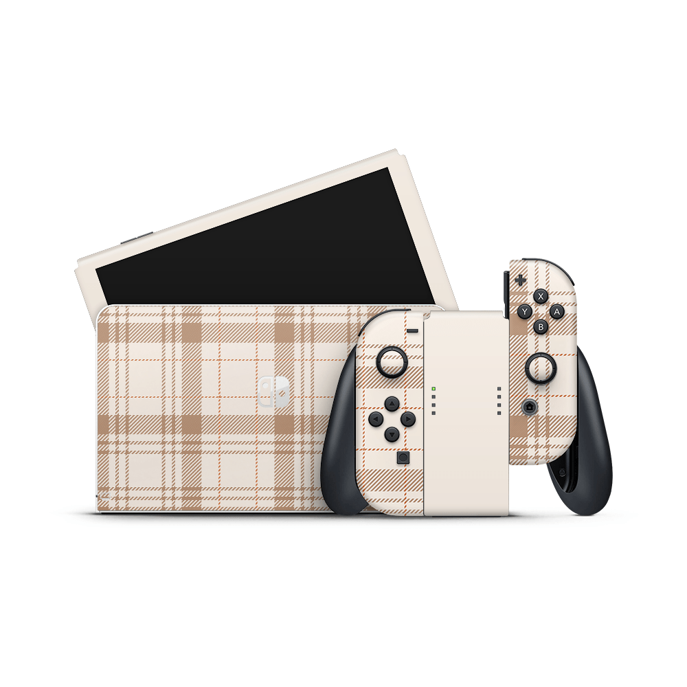 Cocoa Linens Nintendo Switch OLED Decal Skin