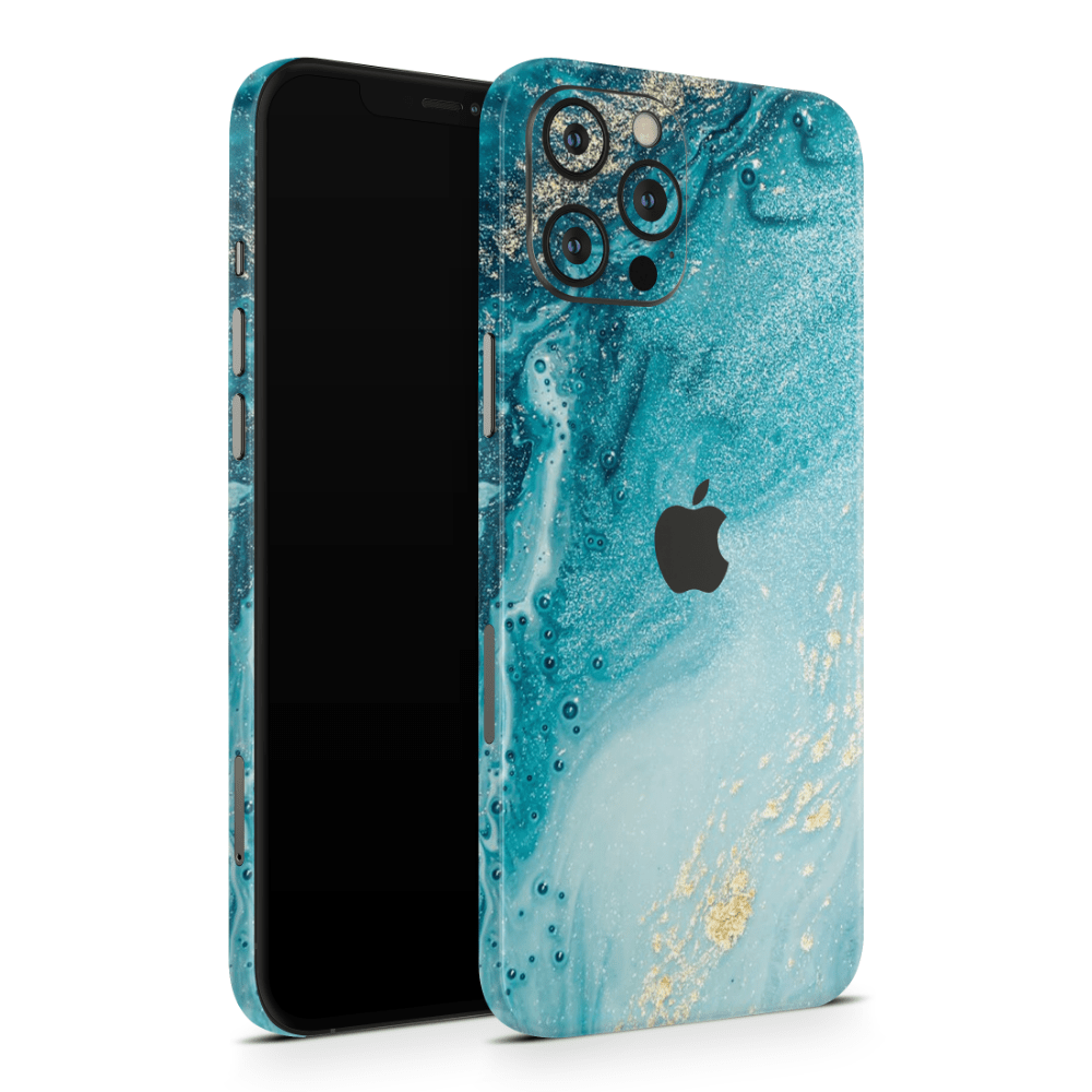 Aqua Beach Apple iPhone Decal Skins