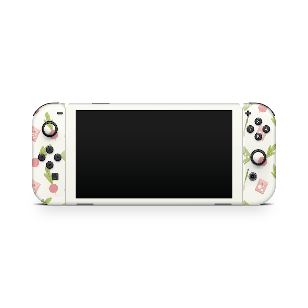 Budding Sprouts Nintendo Switch OLED Decal Skin