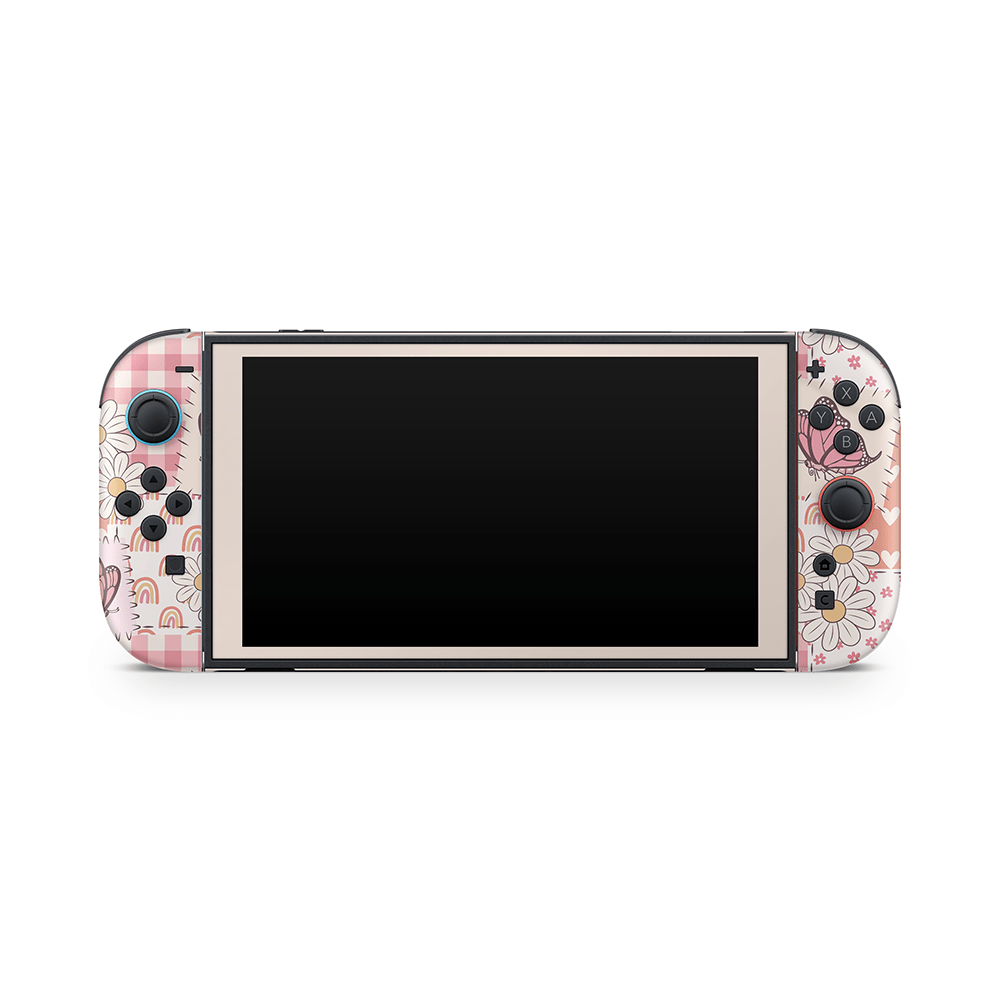 Blush Patchwork Nintendo Switch 2 Decal Skin