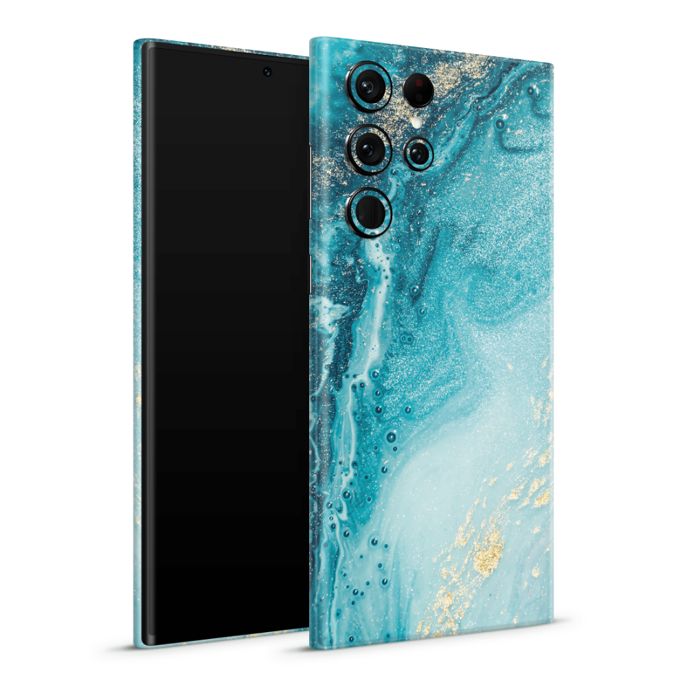 Aqua Beach Samsung Galaxy S Decal Skins