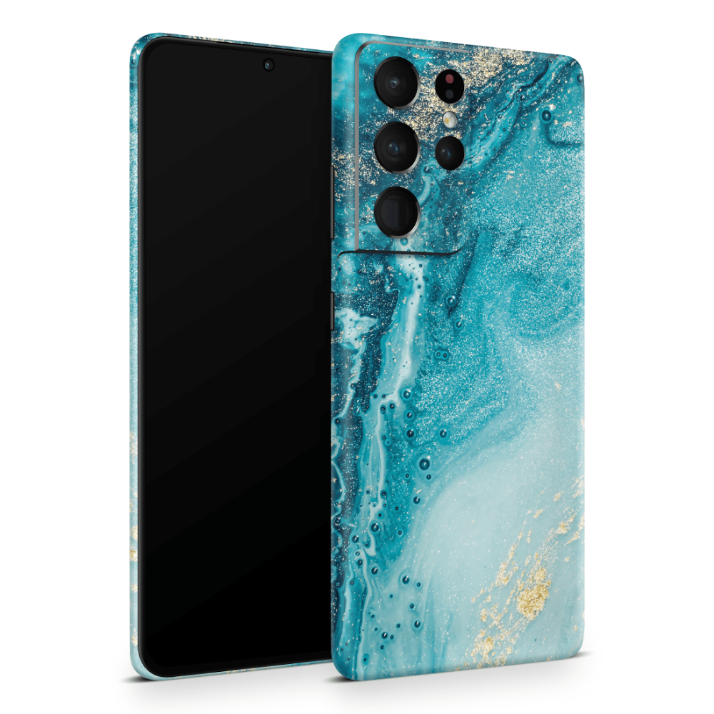 Aqua Beach Samsung Galaxy S Decal Skins