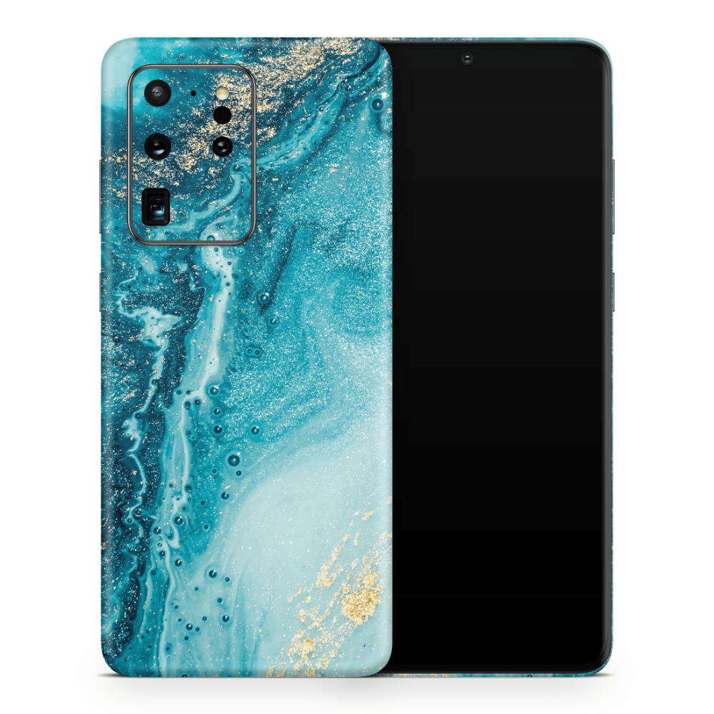 Aqua Beach Samsung Galaxy S Decal Skins