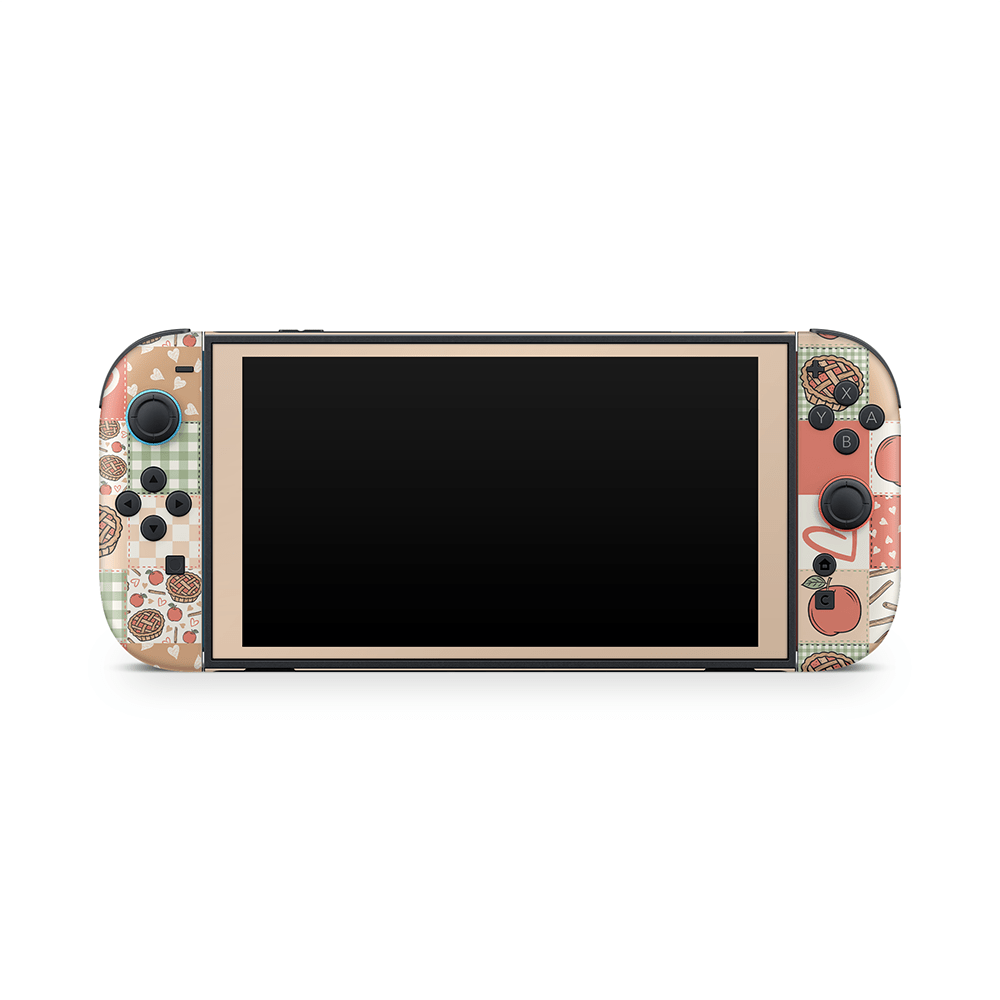 Cozy Pie Patchwork Nintendo Switch 2 Decal Skin