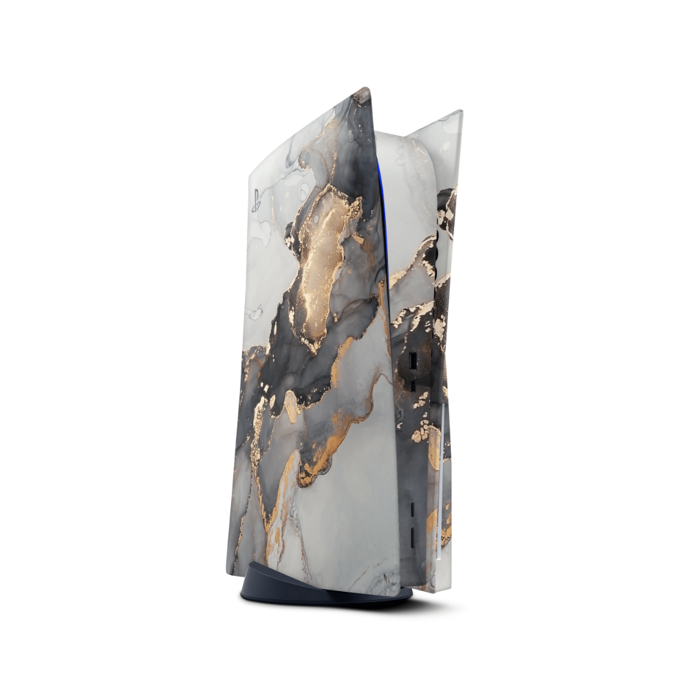 Black Marble PS5 Decal Skins
