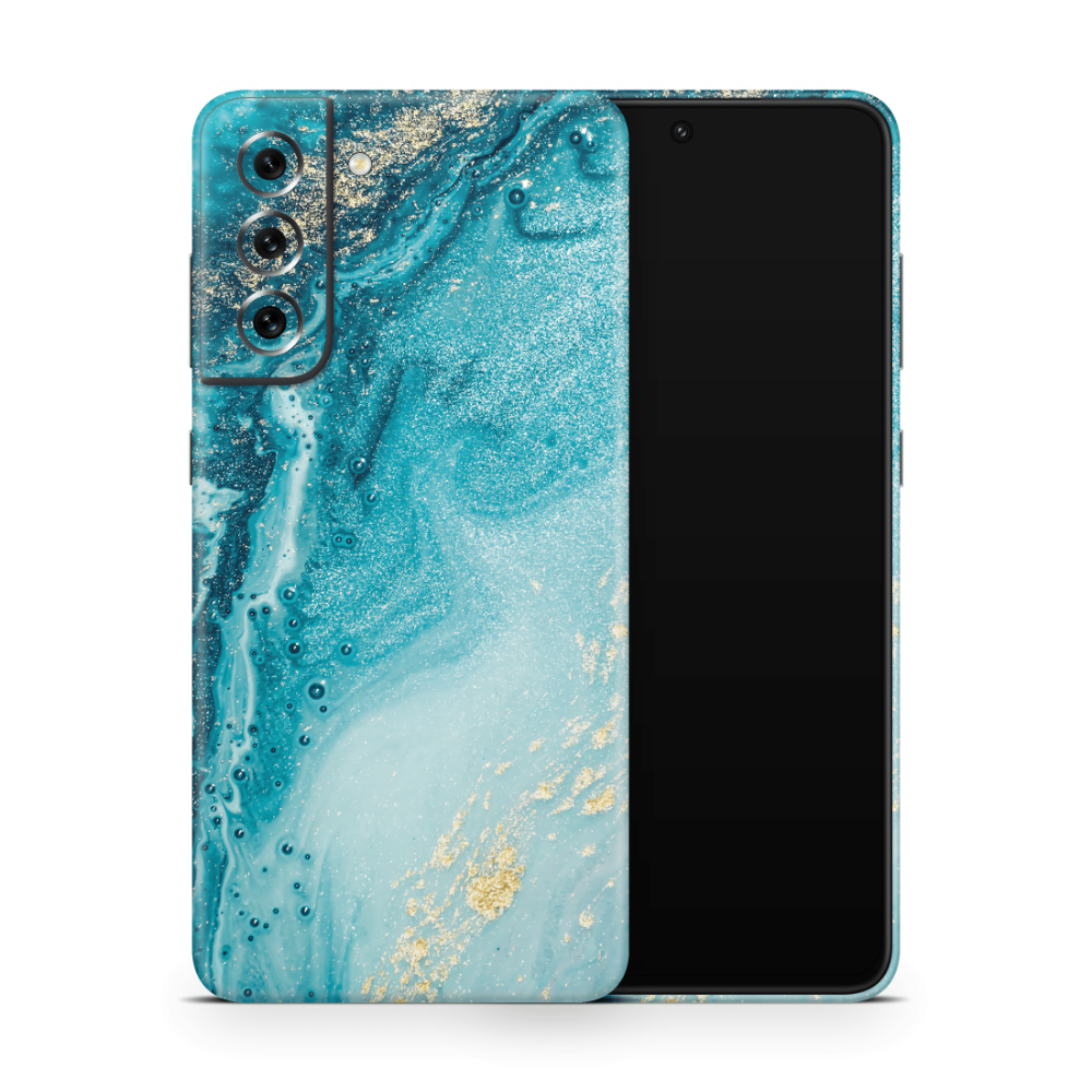 Aqua Beach Samsung Galaxy S Decal Skins