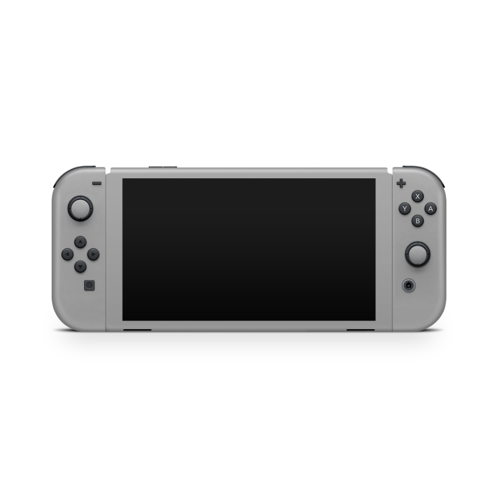 Balanced Grey Nintendo Switch OLED Decal Skin