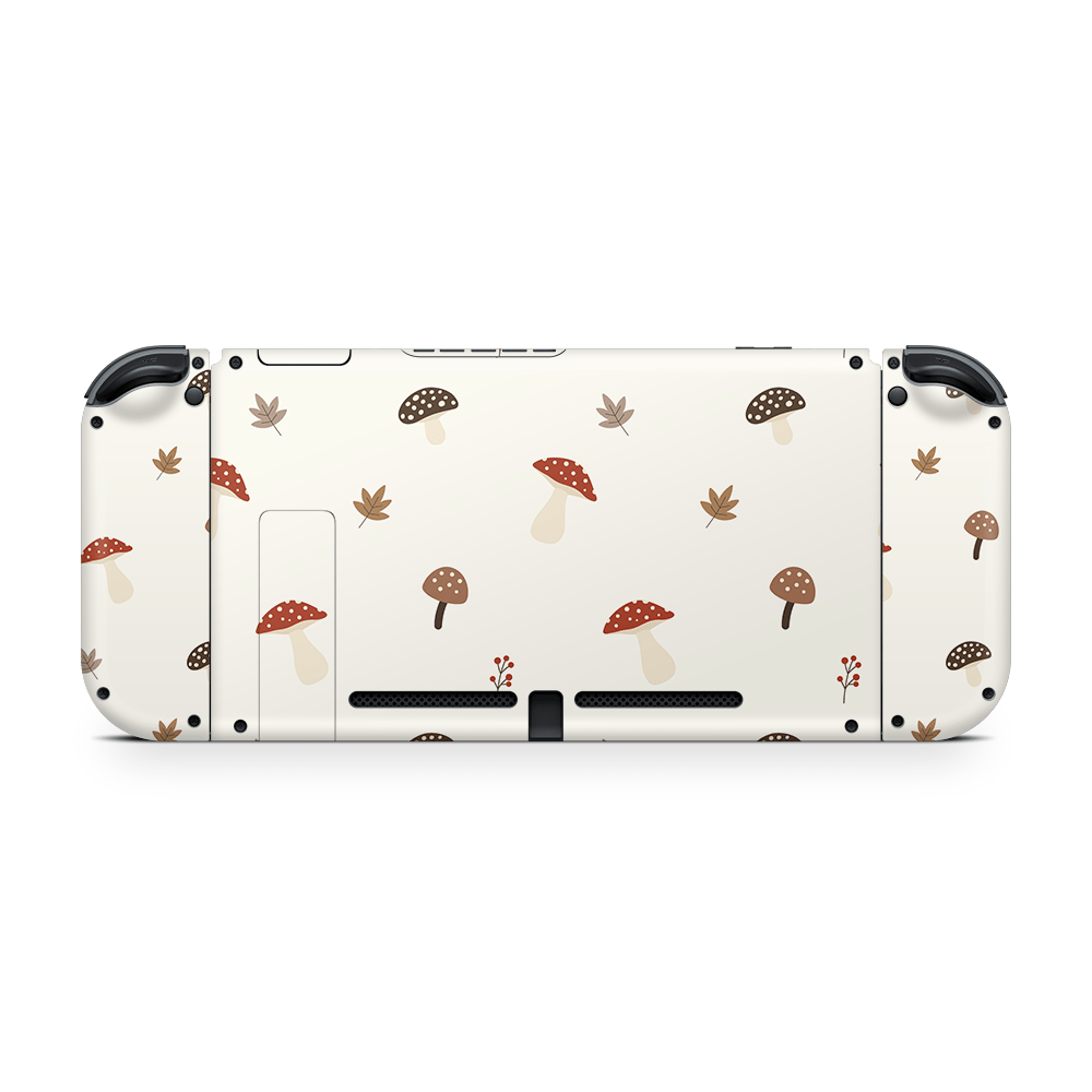 Autumn Mushies Nintendo Switch Decal Skin