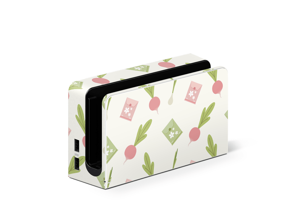 Budding Sprouts Nintendo Switch OLED Decal Skin