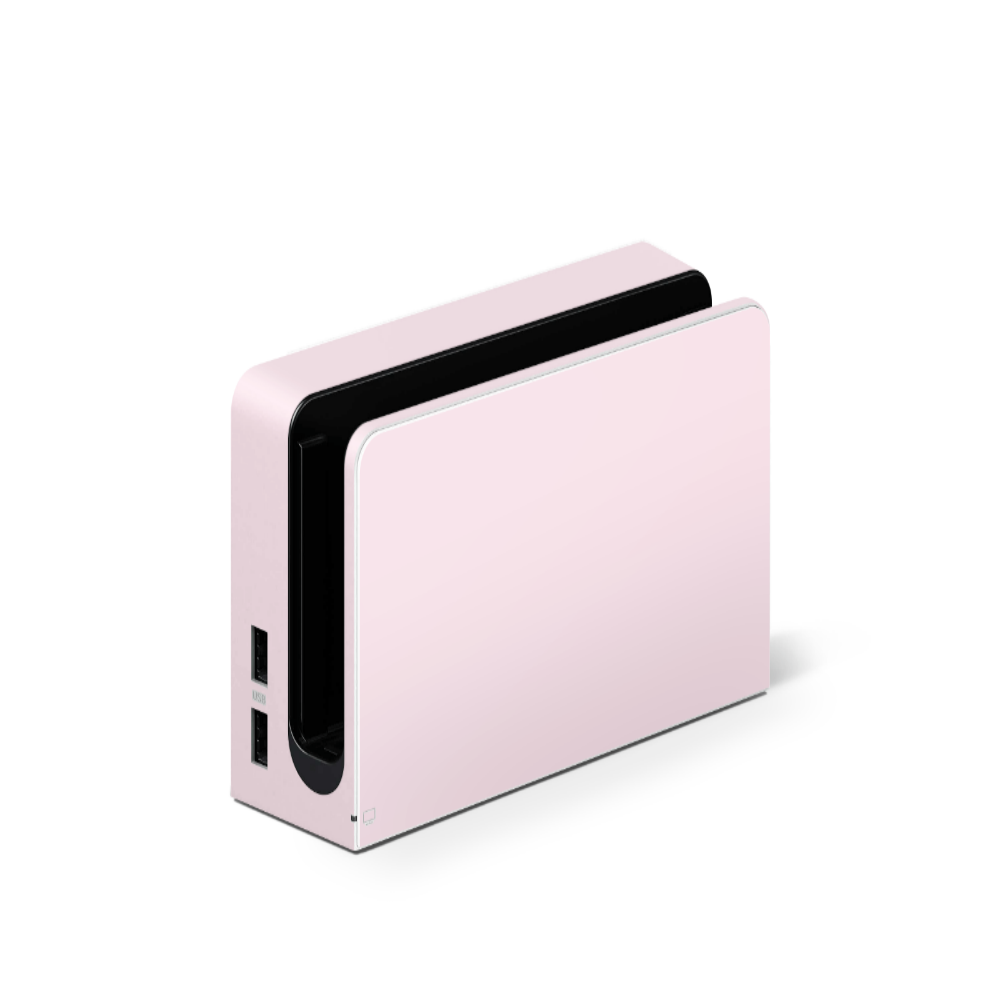 Baby Pink Nintendo Switch OLED Decal Skin