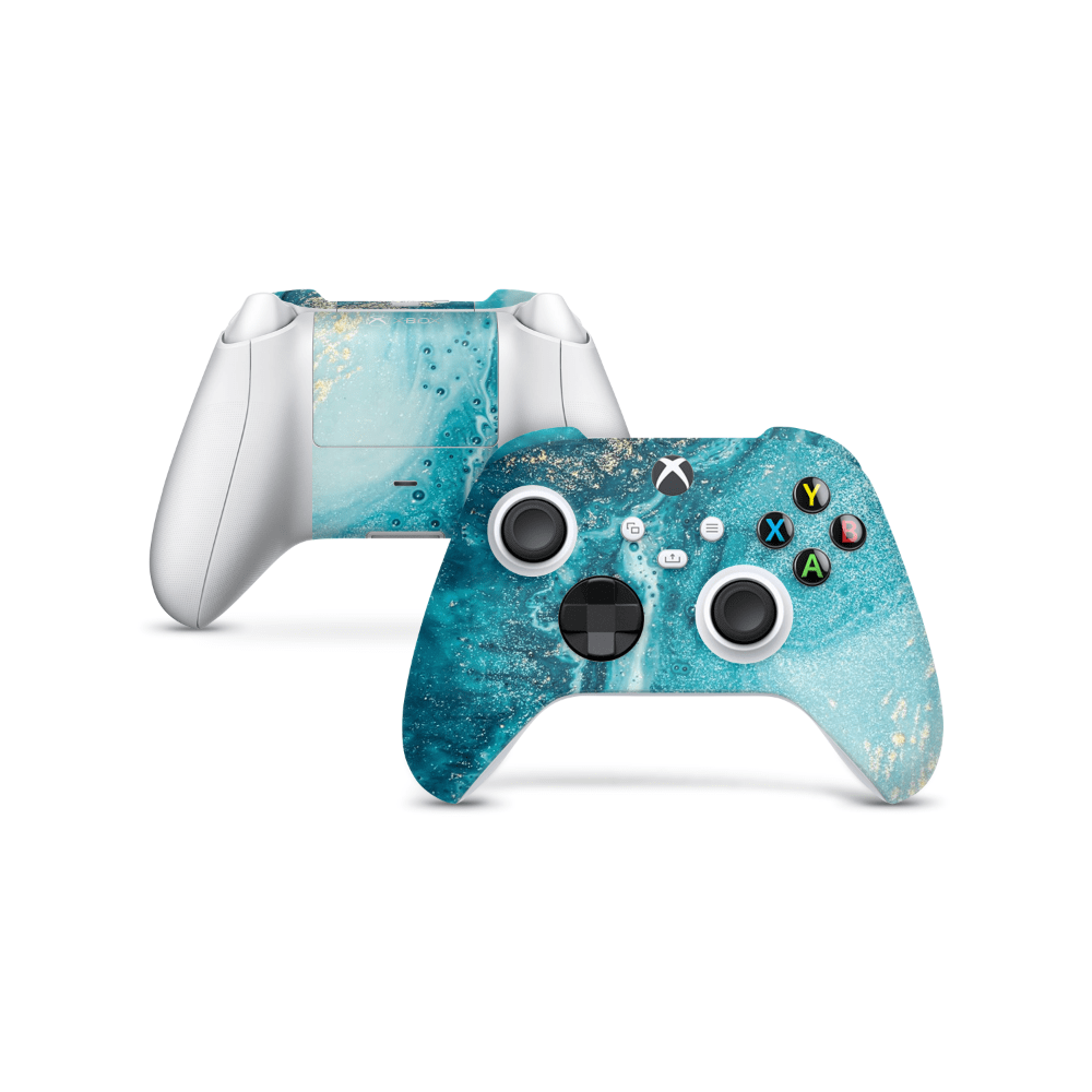 Aqua Beach Xbox Series S Decal Skin
