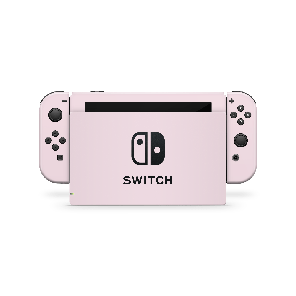 Baby Pink Nintendo Switch Decal Skin