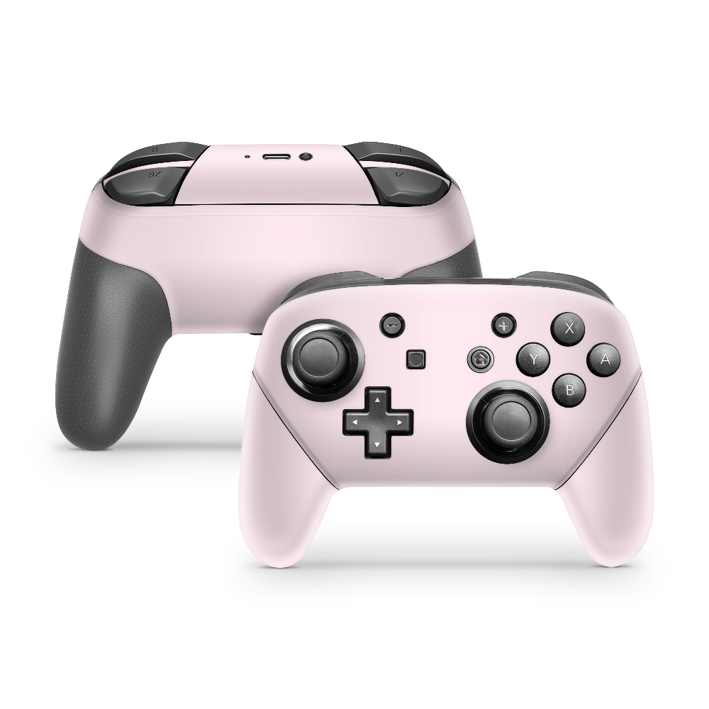 Baby Pink Nintendo Switch Pro Controller Decal Skins