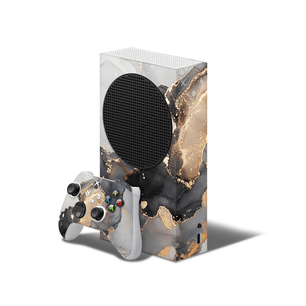 Black Marble Xbox Series S Decal Skin