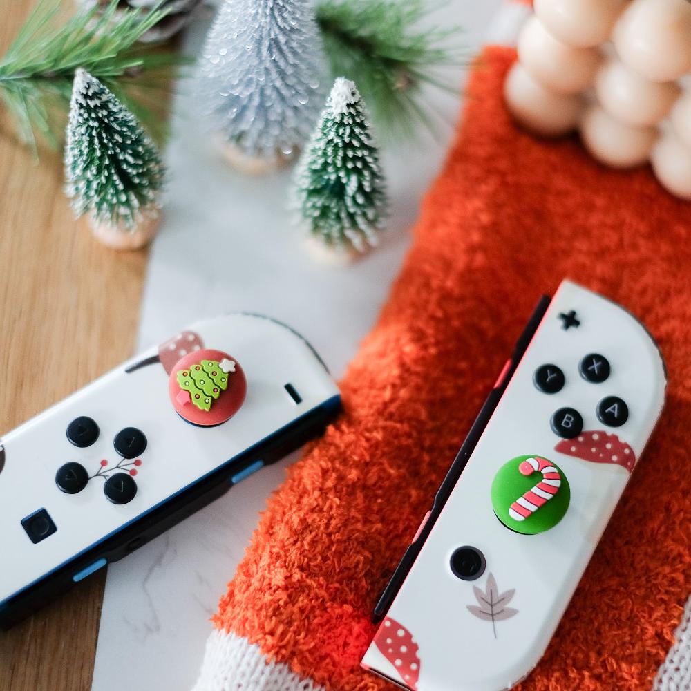 (Limited Time) Cozy Holidays Nintendo Switch Thumb Grips (NOT Compatible w/ Switch 2)