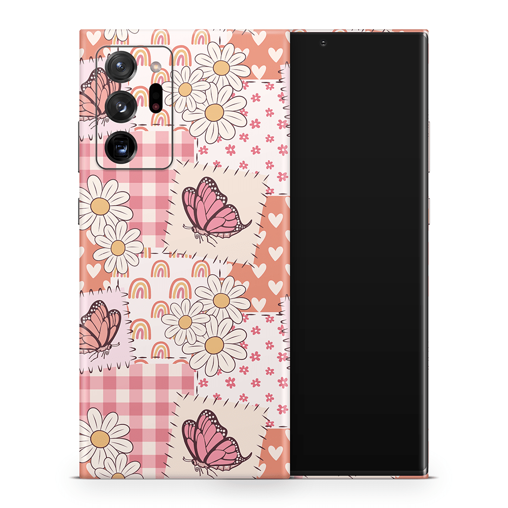 Blush Patchwork Samsung Galaxy Note Decal Skins