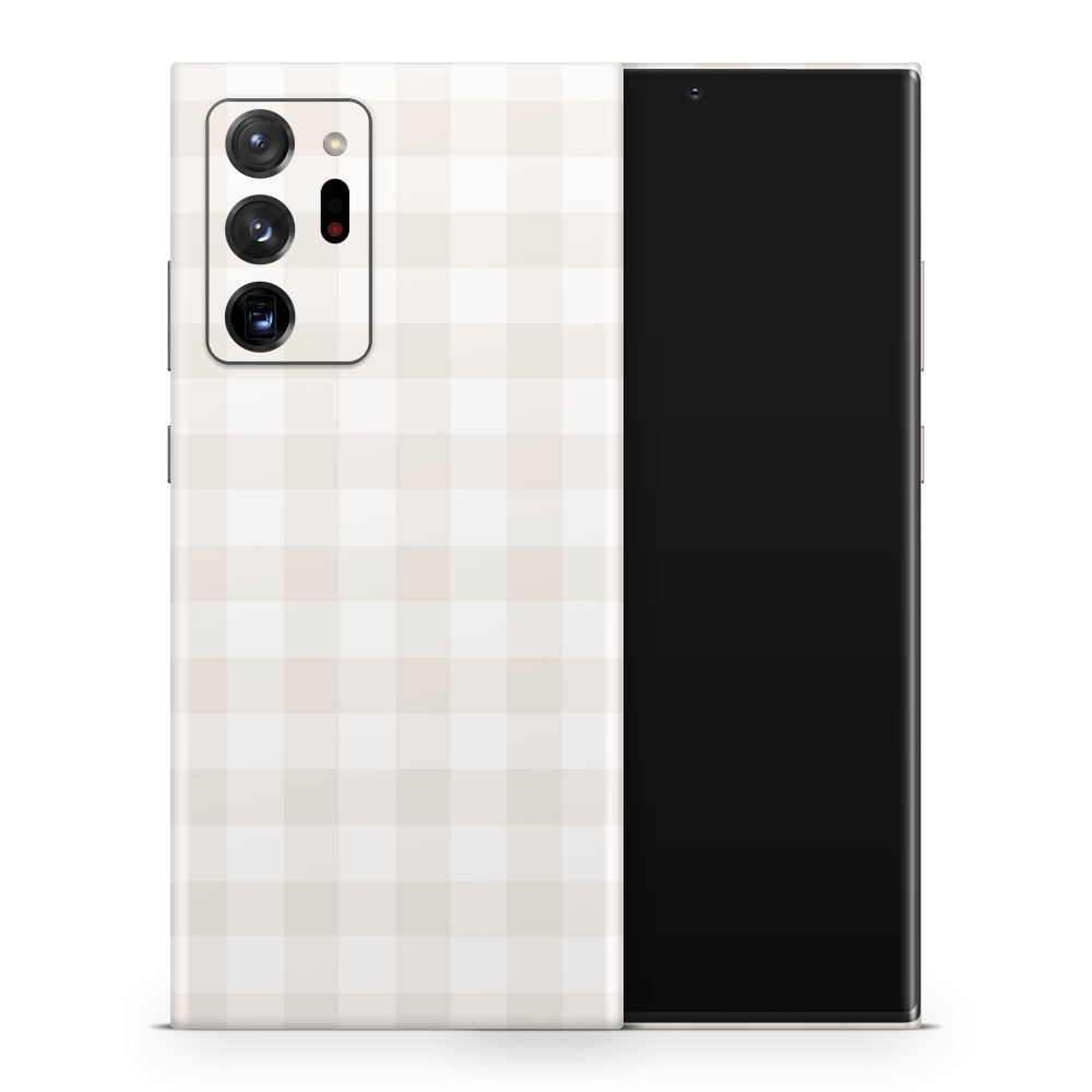 Beige Linen Samsung Galaxy Note Decal Skins