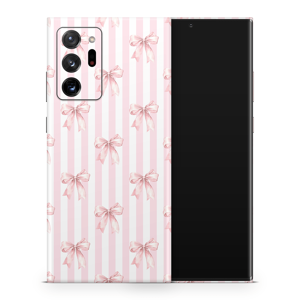 Blush Bows Samsung Galaxy Note Decal Skins