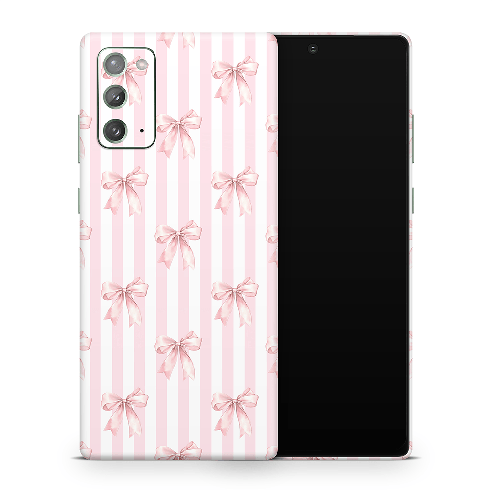 Blush Bows Samsung Galaxy Note Decal Skins