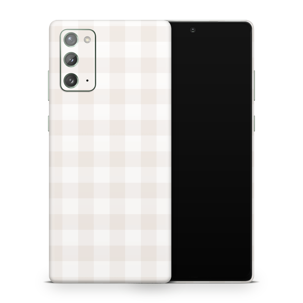 Beige Linen Samsung Galaxy Note Decal Skins