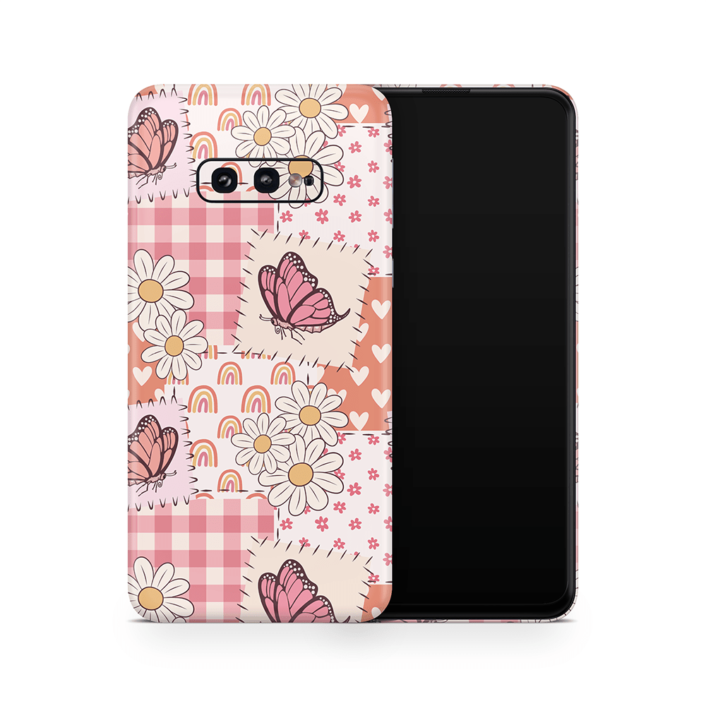 Blush Patchwork Samsung Galaxy S Decal Skins