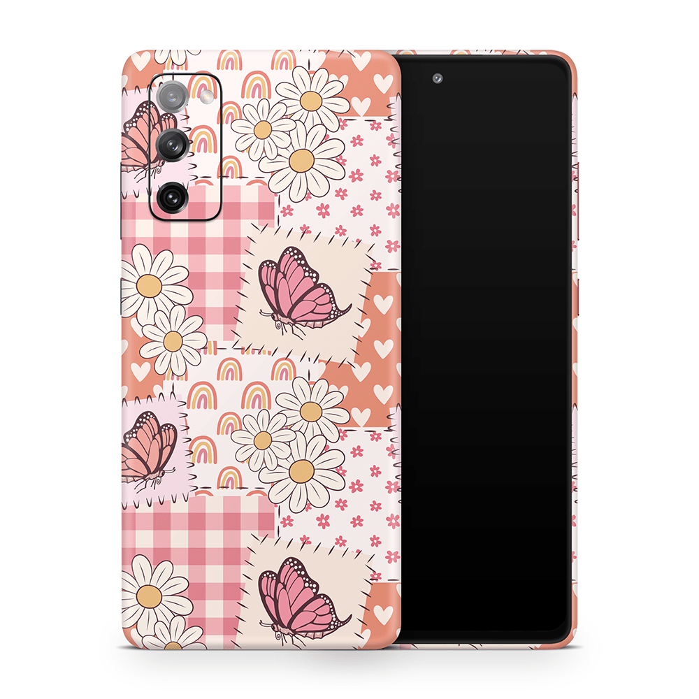 Blush Patchwork Samsung Galaxy S Decal Skins