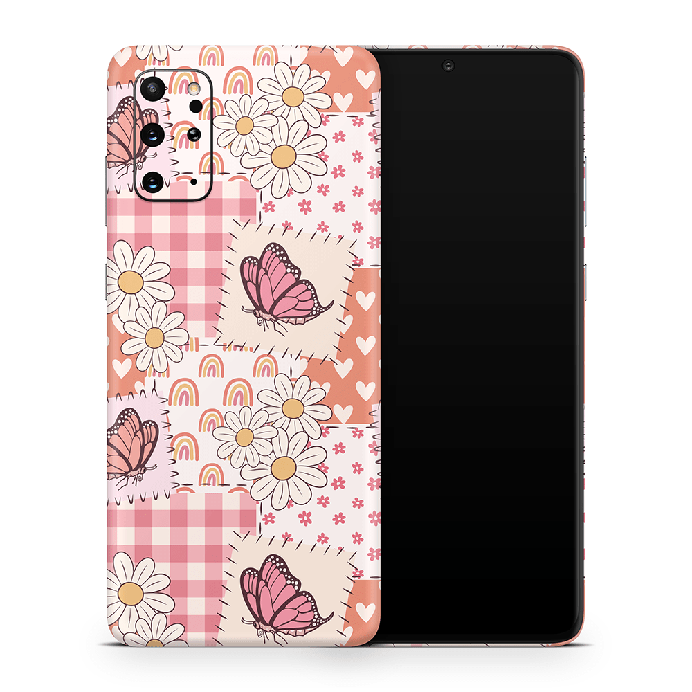 Blush Patchwork Samsung Galaxy S Decal Skins