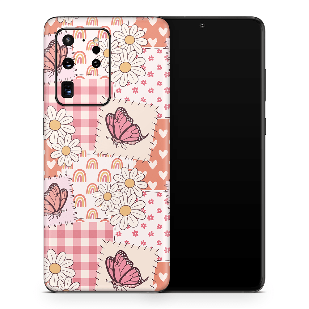 Blush Patchwork Samsung Galaxy S Decal Skins