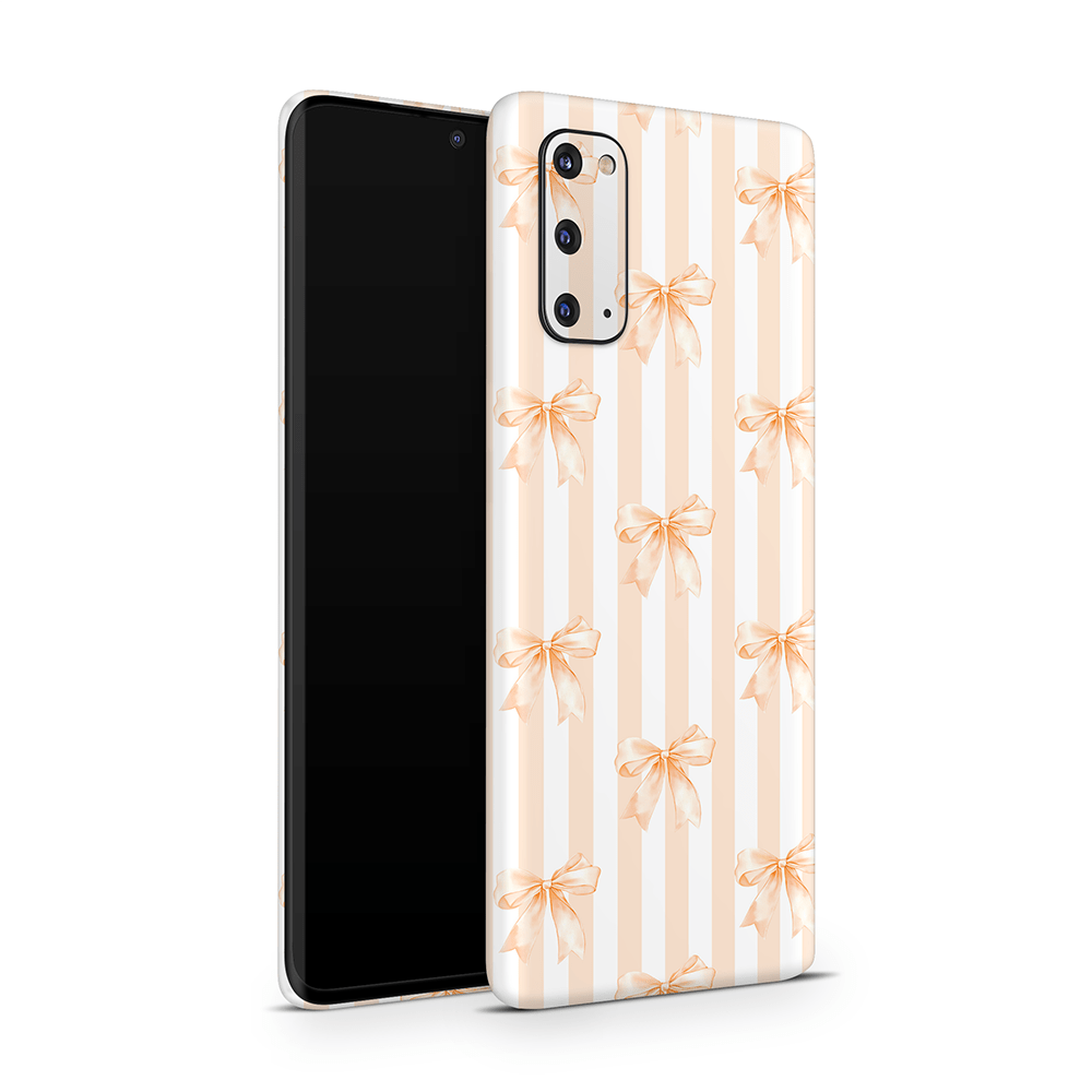 Apricot Bows Samsung Galaxy S Decal Skins