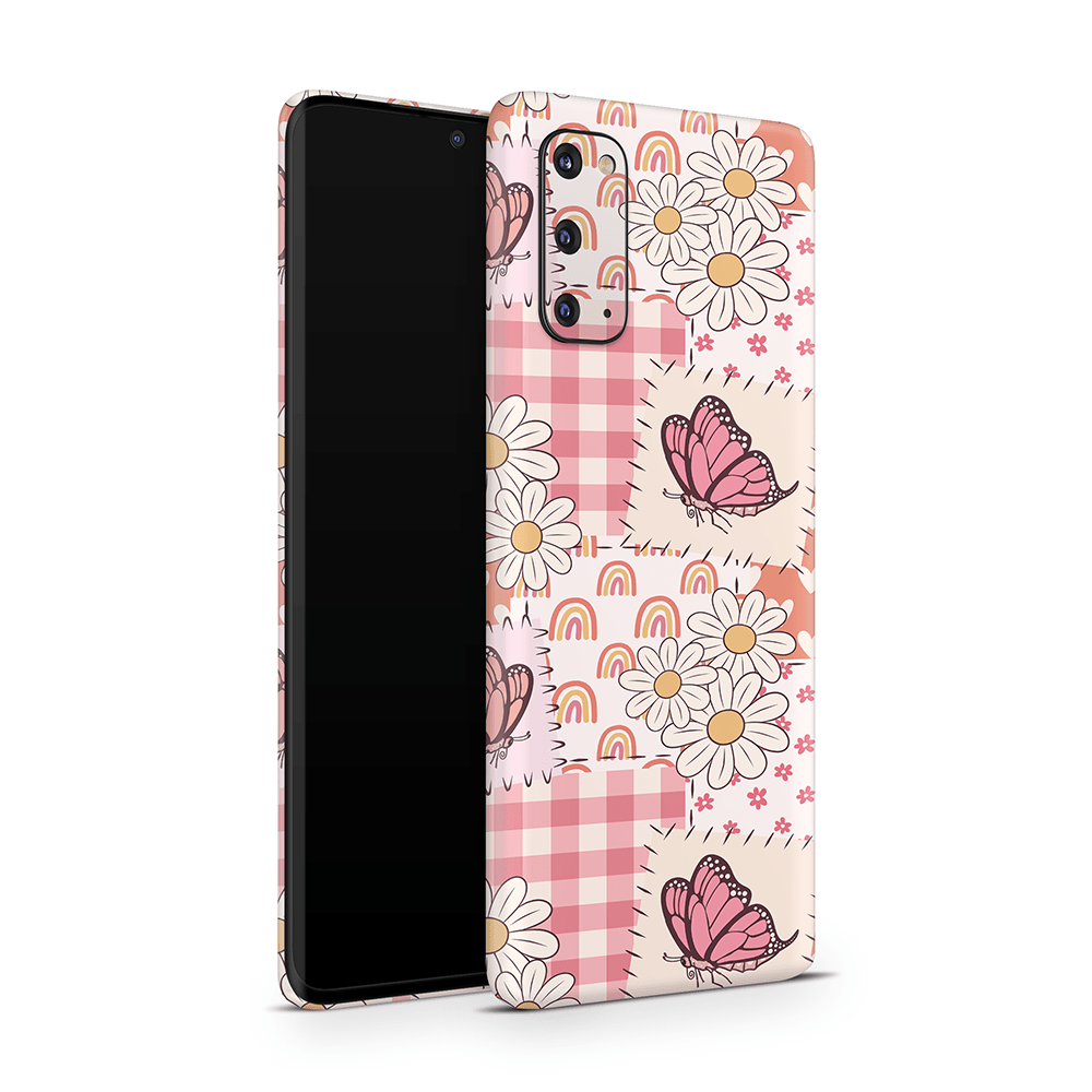 Blush Patchwork Samsung Galaxy S Decal Skins