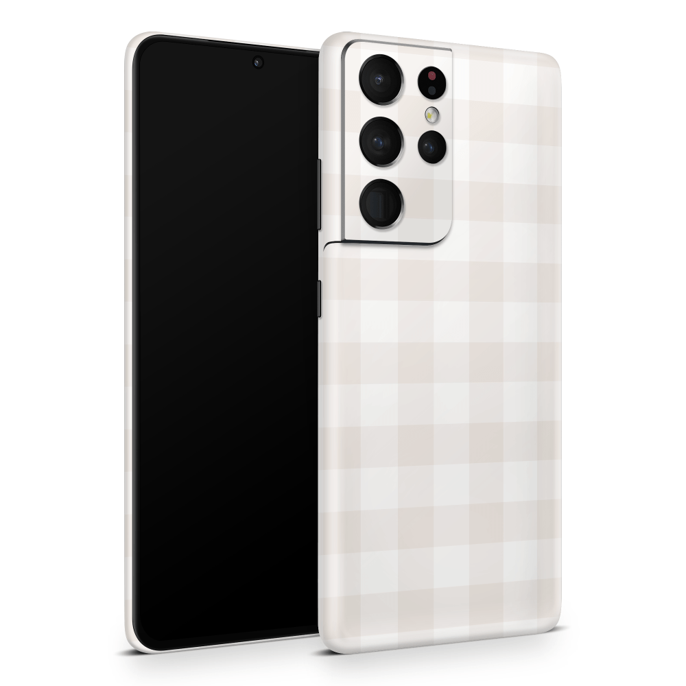 Beige Linen Samsung Galaxy S Decal Skins