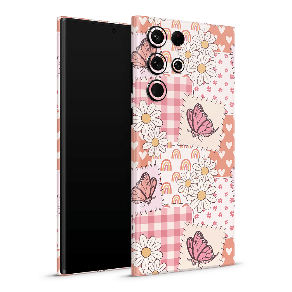 Blush Patchwork Samsung Galaxy S Decal Skins