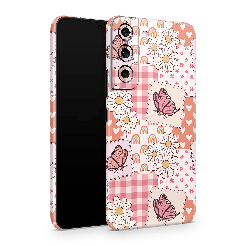 Blush Patchwork Samsung Galaxy S Decal Skins