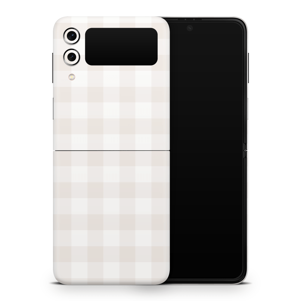 Beige Linen Samsung Galaxy Z Flip / Fold Decal Skins