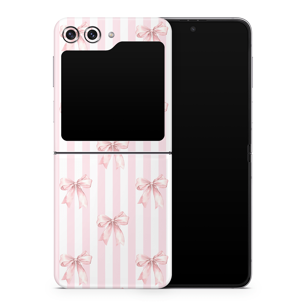 Blush Bows Samsung Galaxy Z Flip / Fold Decal Skins