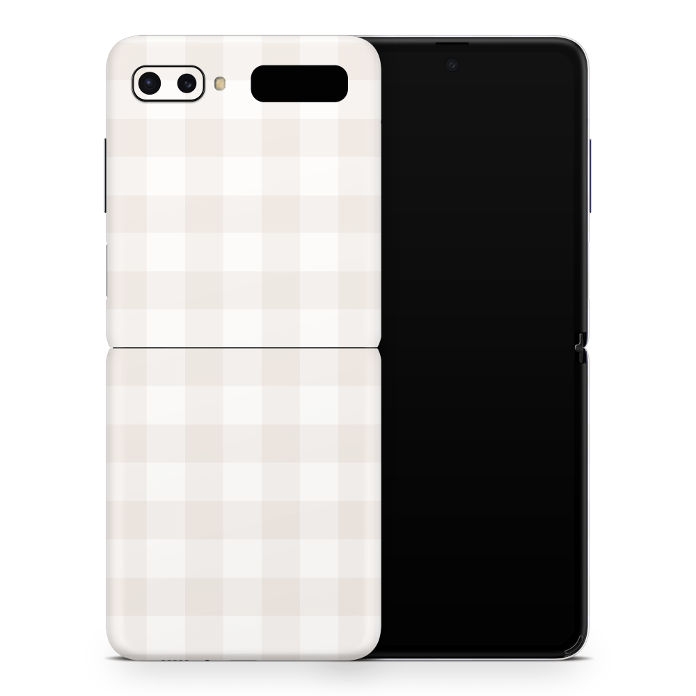 Beige Linen Samsung Galaxy Z Flip / Fold Decal Skins