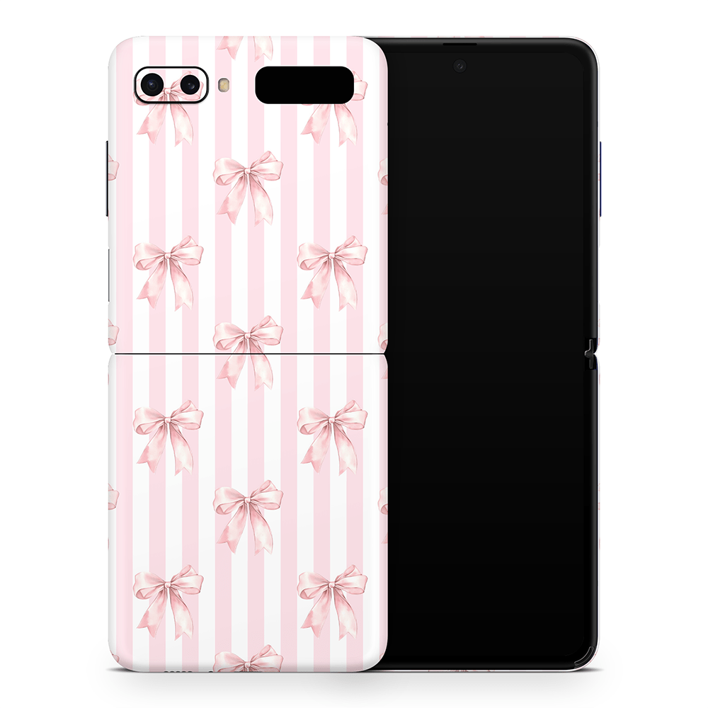 Blush Bows Samsung Galaxy Z Flip / Fold Decal Skins