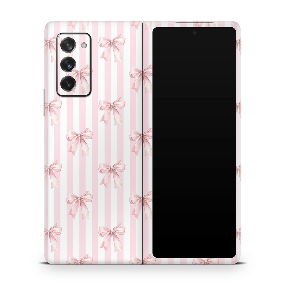 Blush Bows Samsung Galaxy Z Flip / Fold Decal Skins