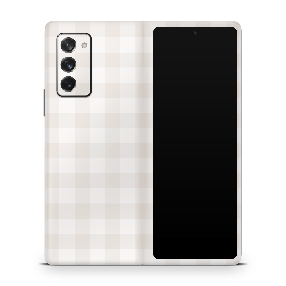 Beige Linen Samsung Galaxy Z Flip / Fold Decal Skins