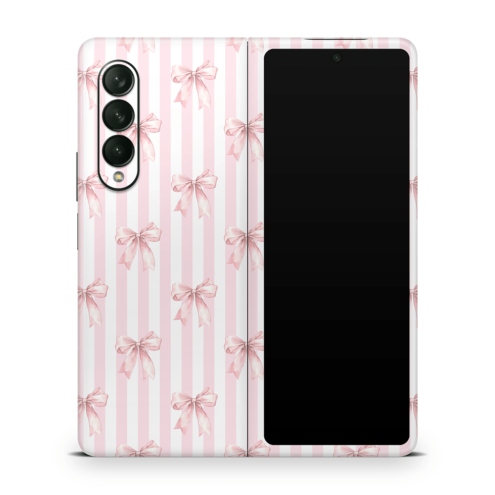 Blush Bows Samsung Galaxy Z Flip / Fold Decal Skins
