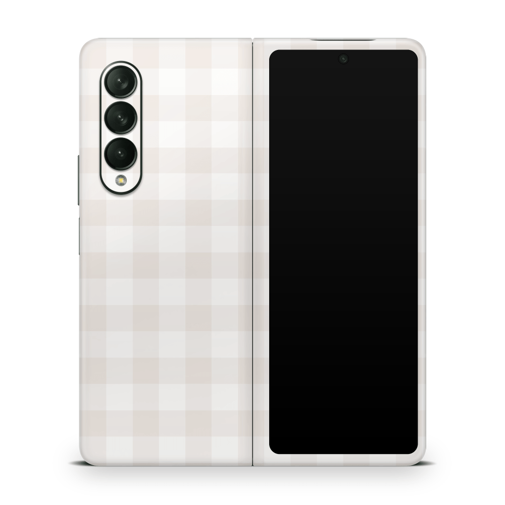 Beige Linen Samsung Galaxy Z Flip / Fold Decal Skins